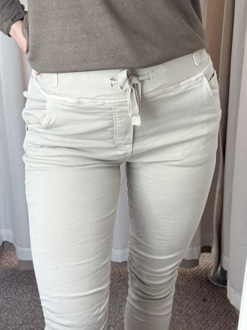 Melly & Co Stone Drawstring Jeans/Joggers