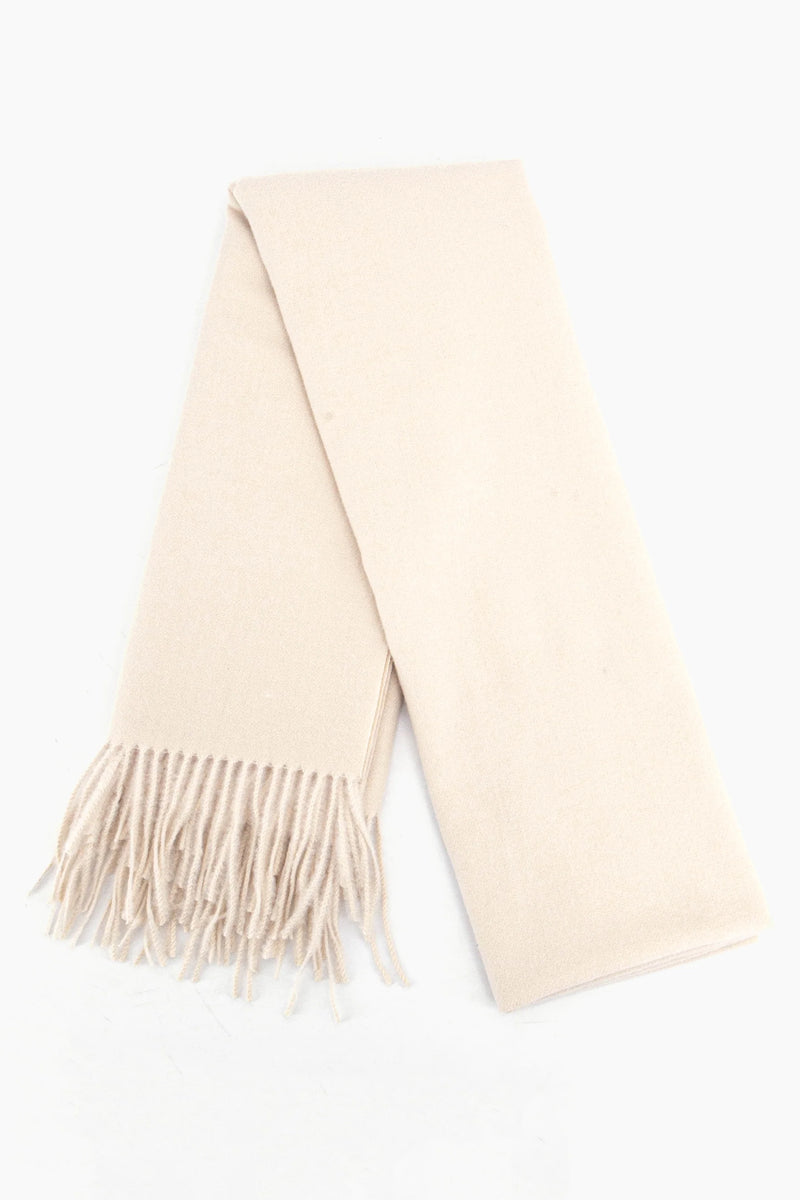 Cream Heavyweight Scarf