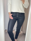 Melly & Co Black Coated Jeans