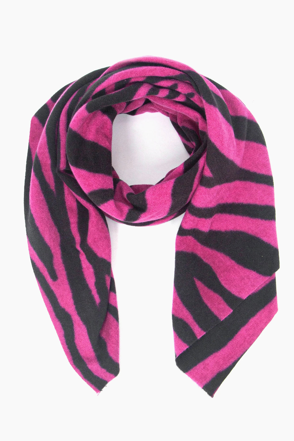 Fuchsia Zebra Print Scarf