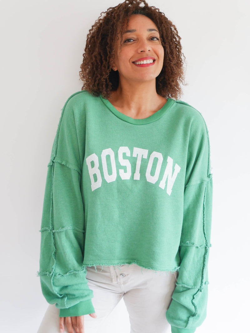 Boston Sweatshirt Green