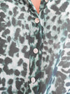 Anika Blouse Leopard Green