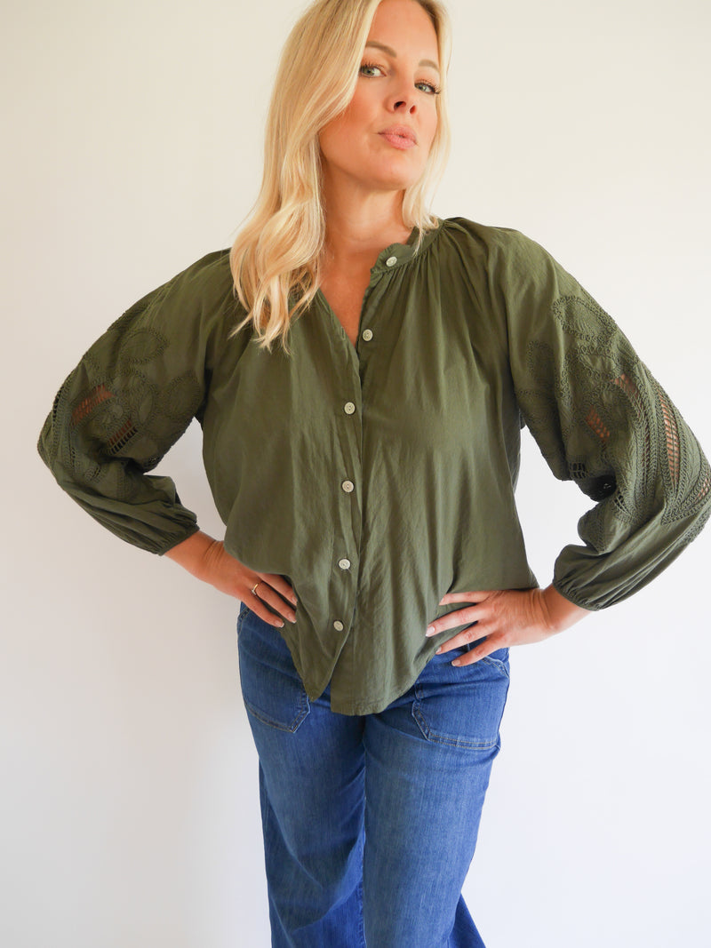 Daisy Blouse Khaki