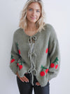 Cherry Cardigan Khaki