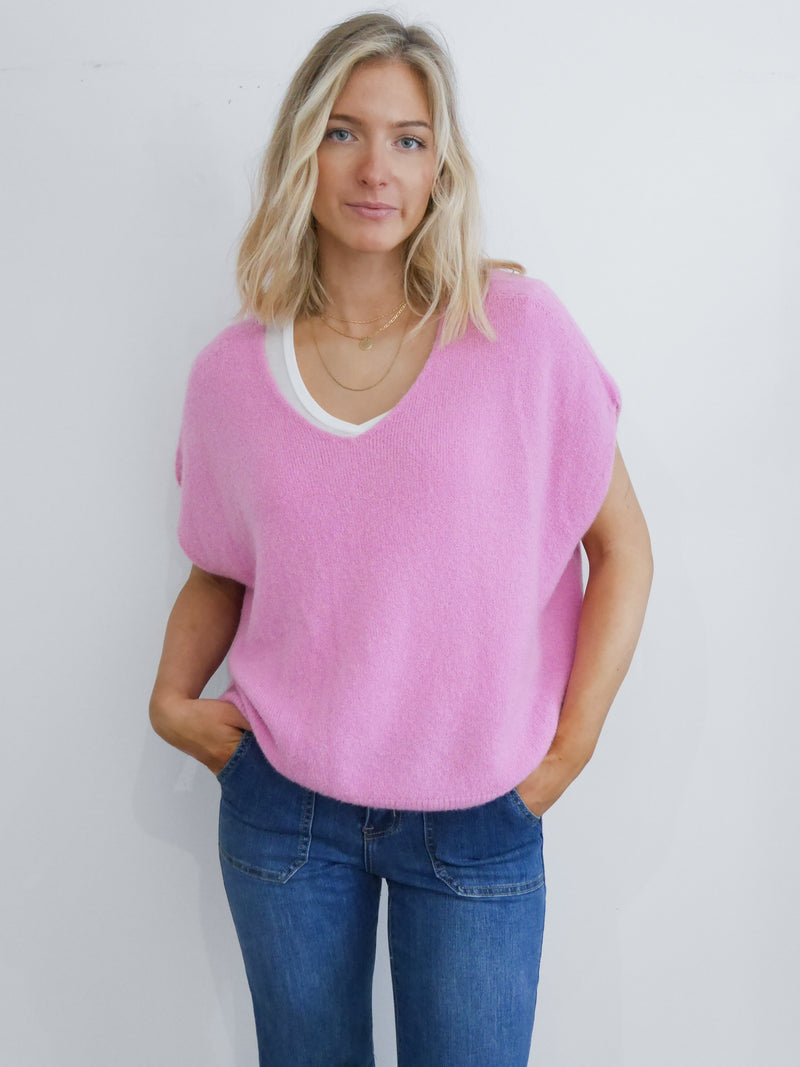 Harriet Knit Candyfloss Pink