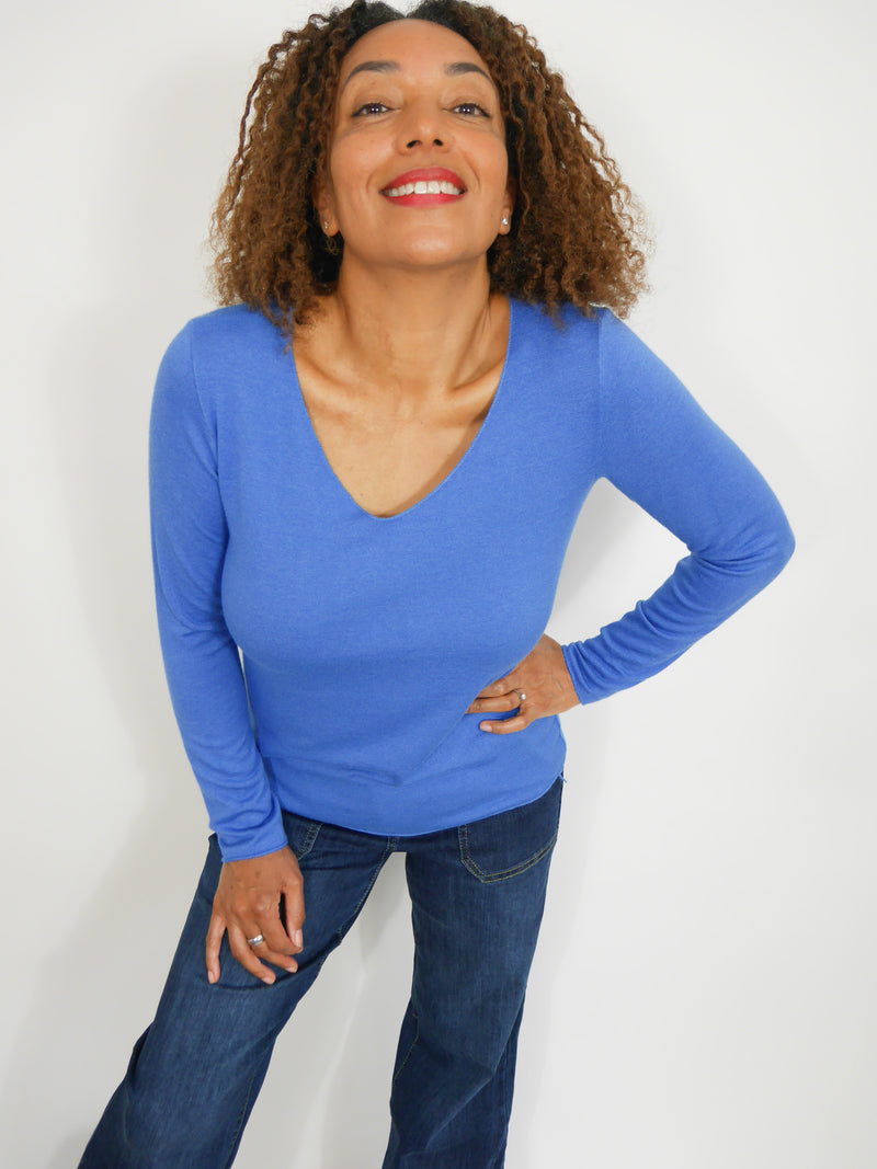 Susie Top Royal Blue