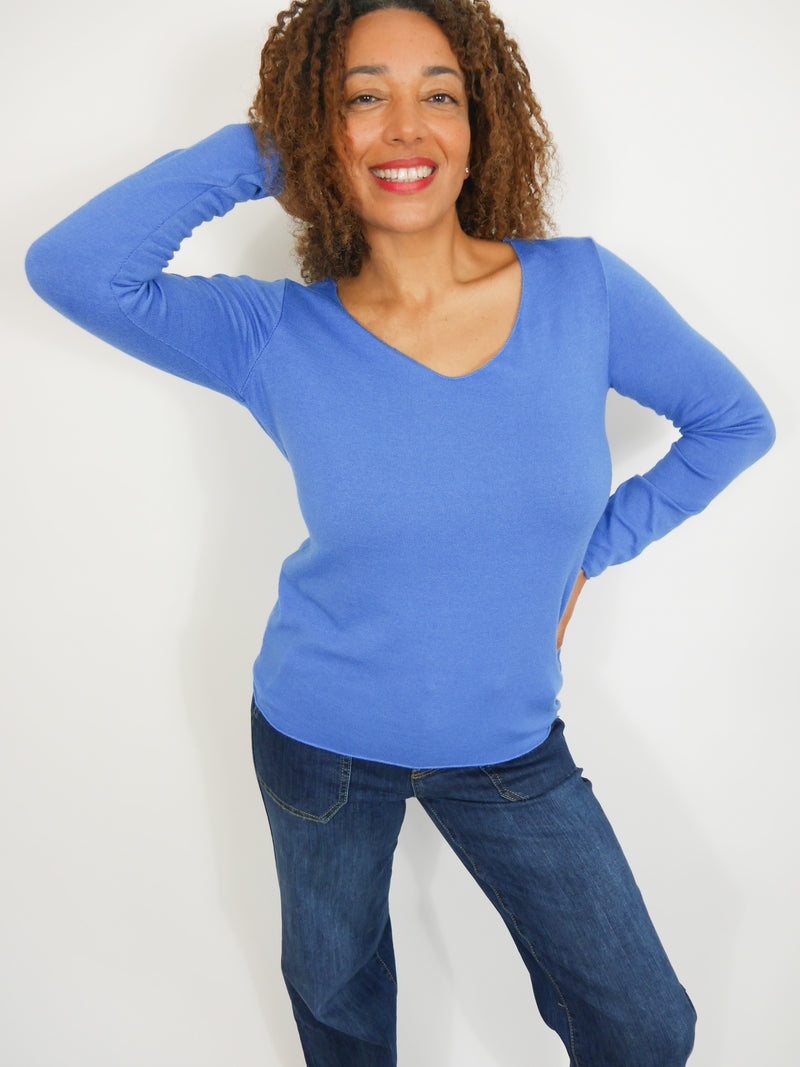 Susie Top Royal Blue