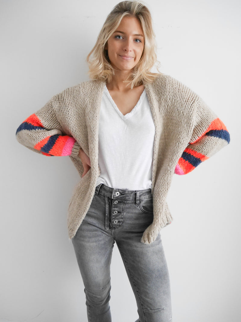 Ruby Cardigan Camel