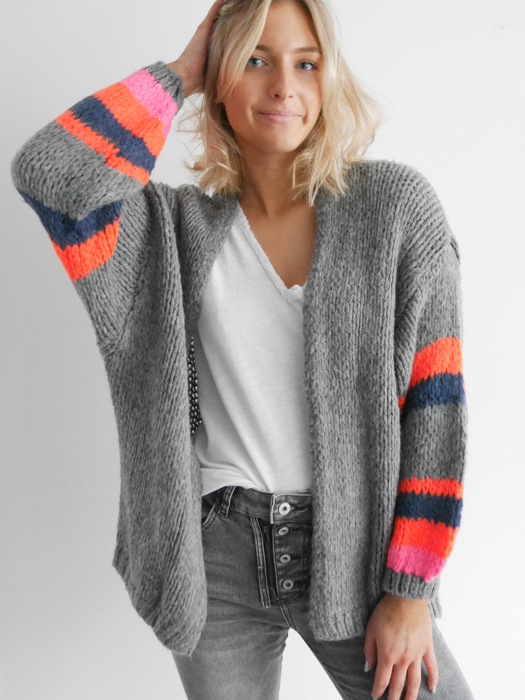 Ruby Cardigan Grey