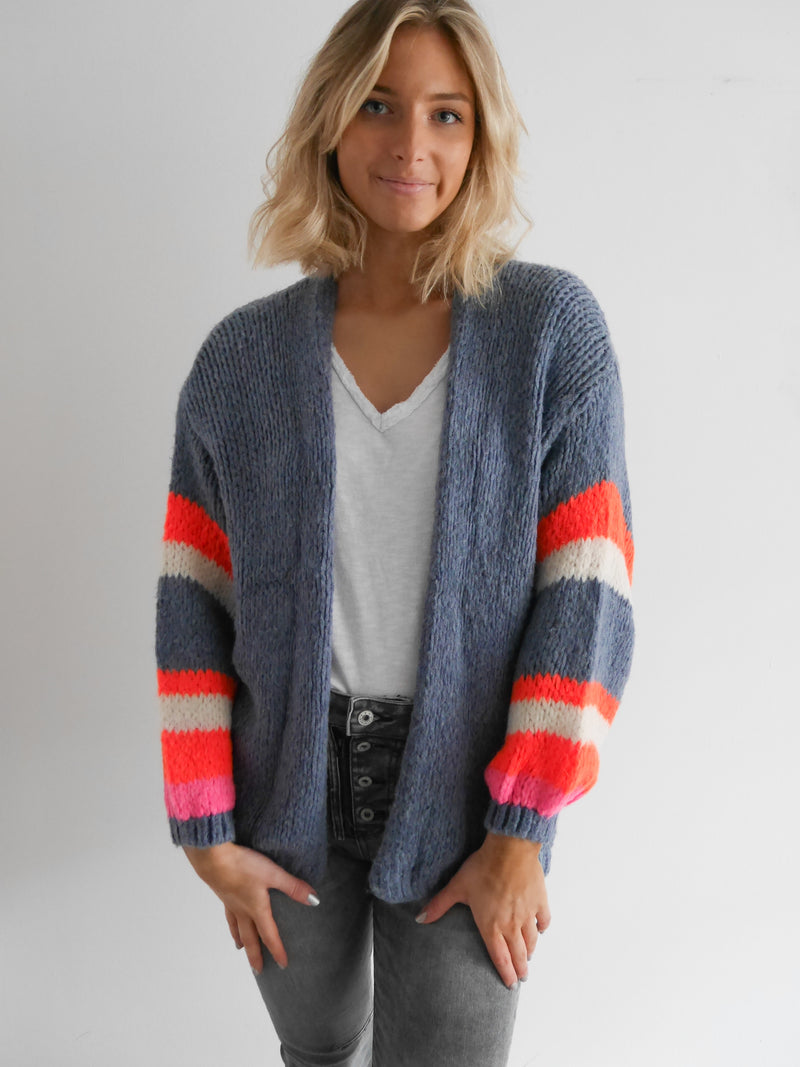 Ruby Cardigan Denim Blue