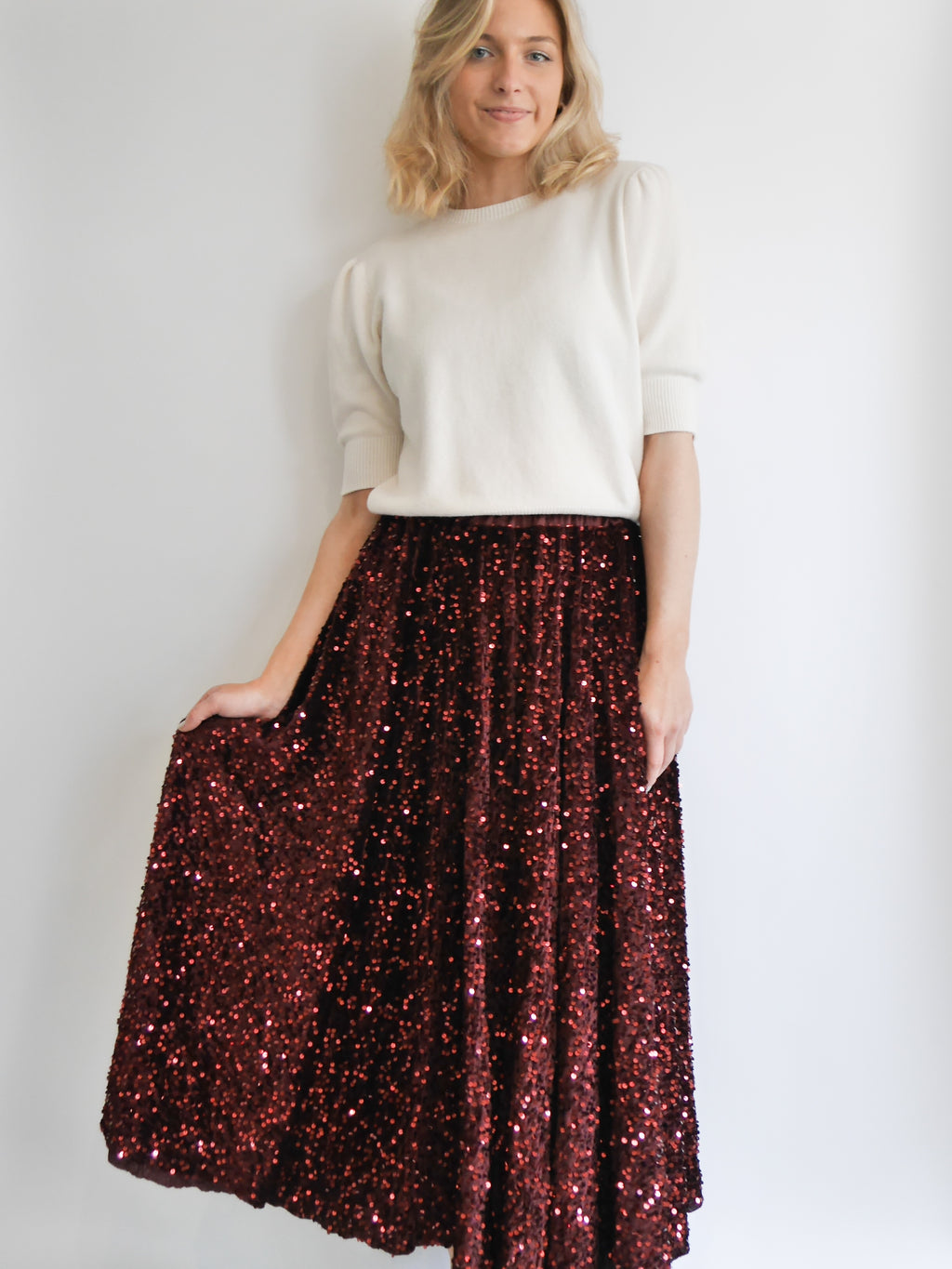 Sylvia Skirt Plum