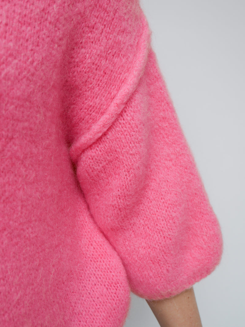 Abi Knit Mohair Candy Pink