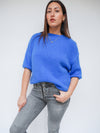 Abi Knit Mohair Royal Blue