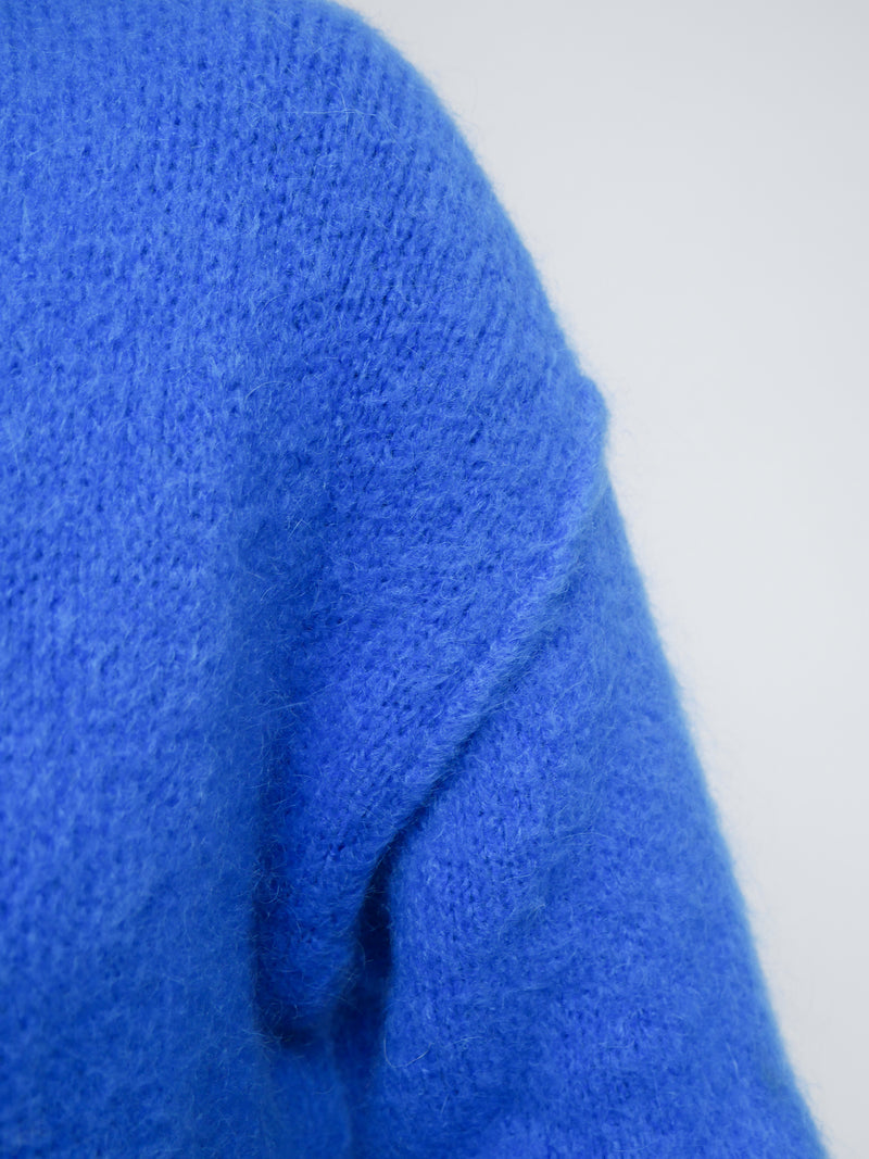 Abi Knit Mohair Royal Blue