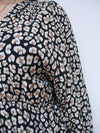 Ava Dress Neutral Leopard