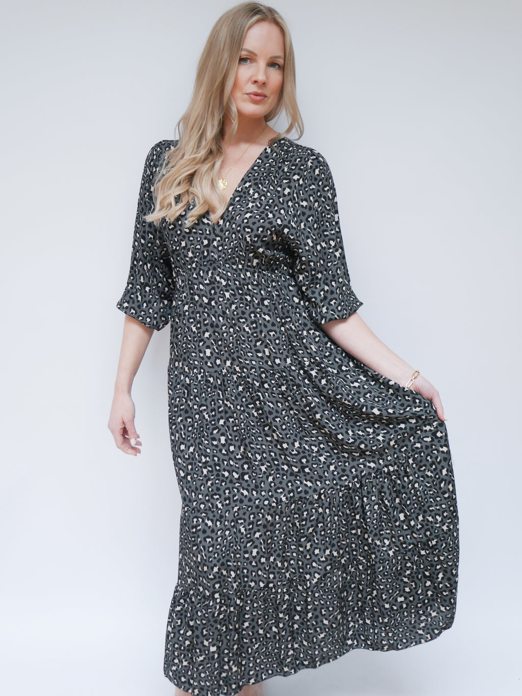 Ava Dress Charcoal