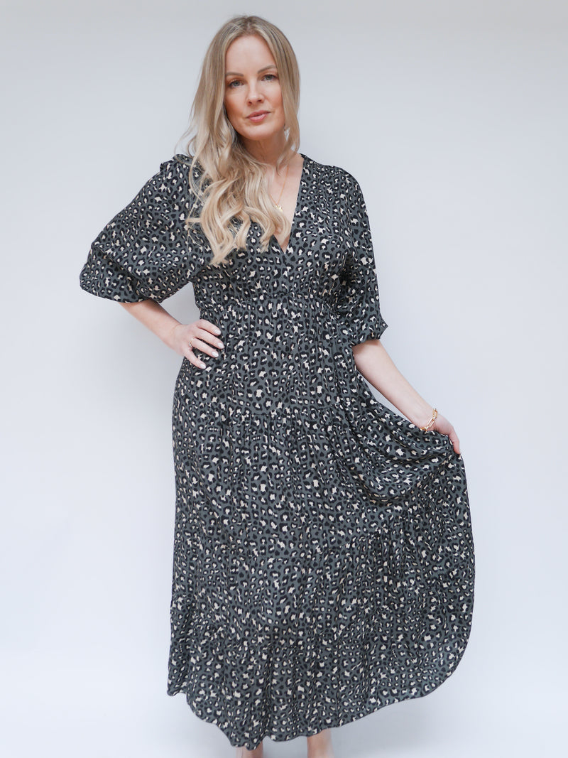 Ava Dress Charcoal