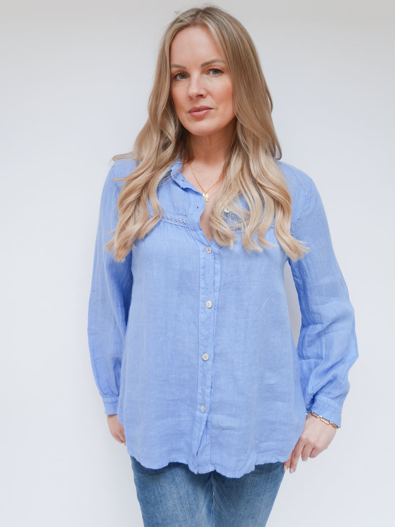 Carmen Blouse French Blue