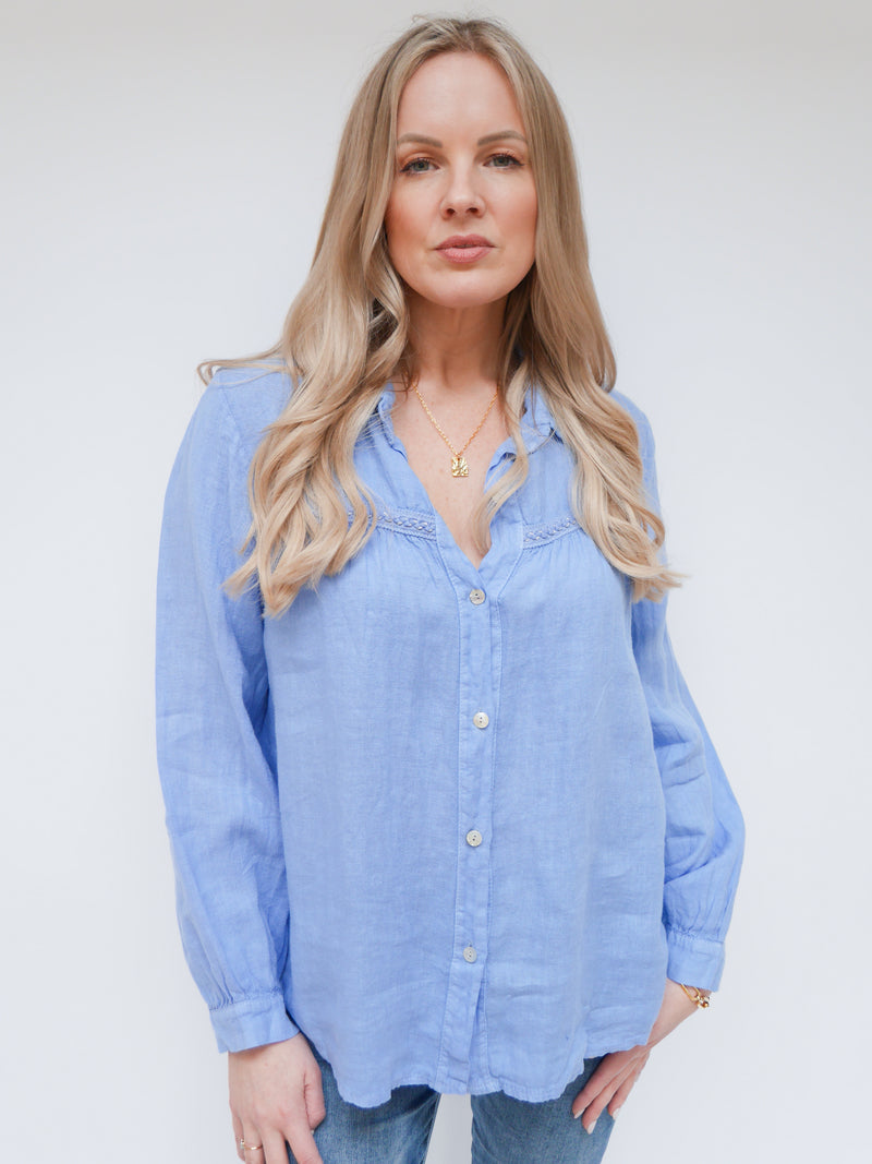 Carmen Blouse French Blue