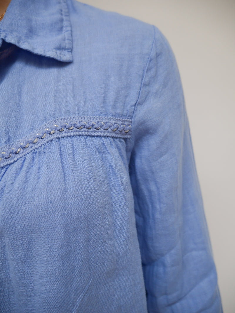 Carmen Blouse French Blue