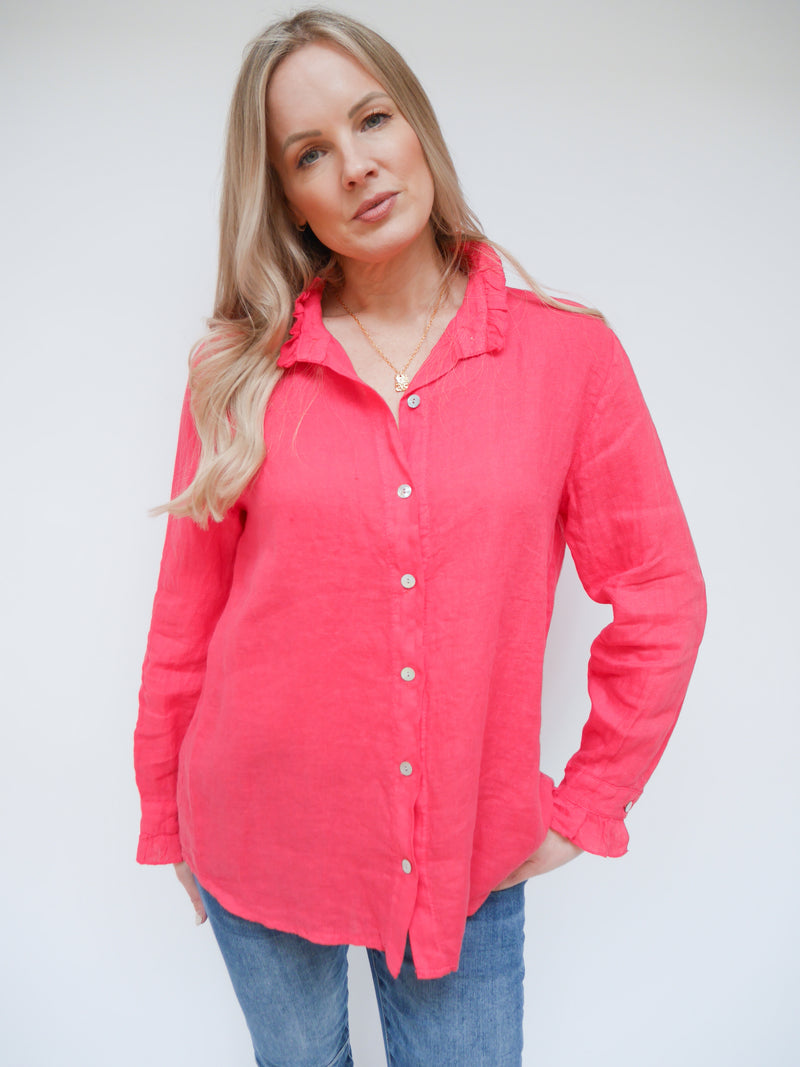 Anais Blouse Crimson