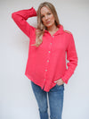 Anais Blouse Crimson