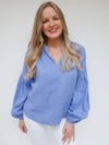 Ella Blouse French Blue