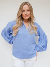 Ella Blouse French Blue