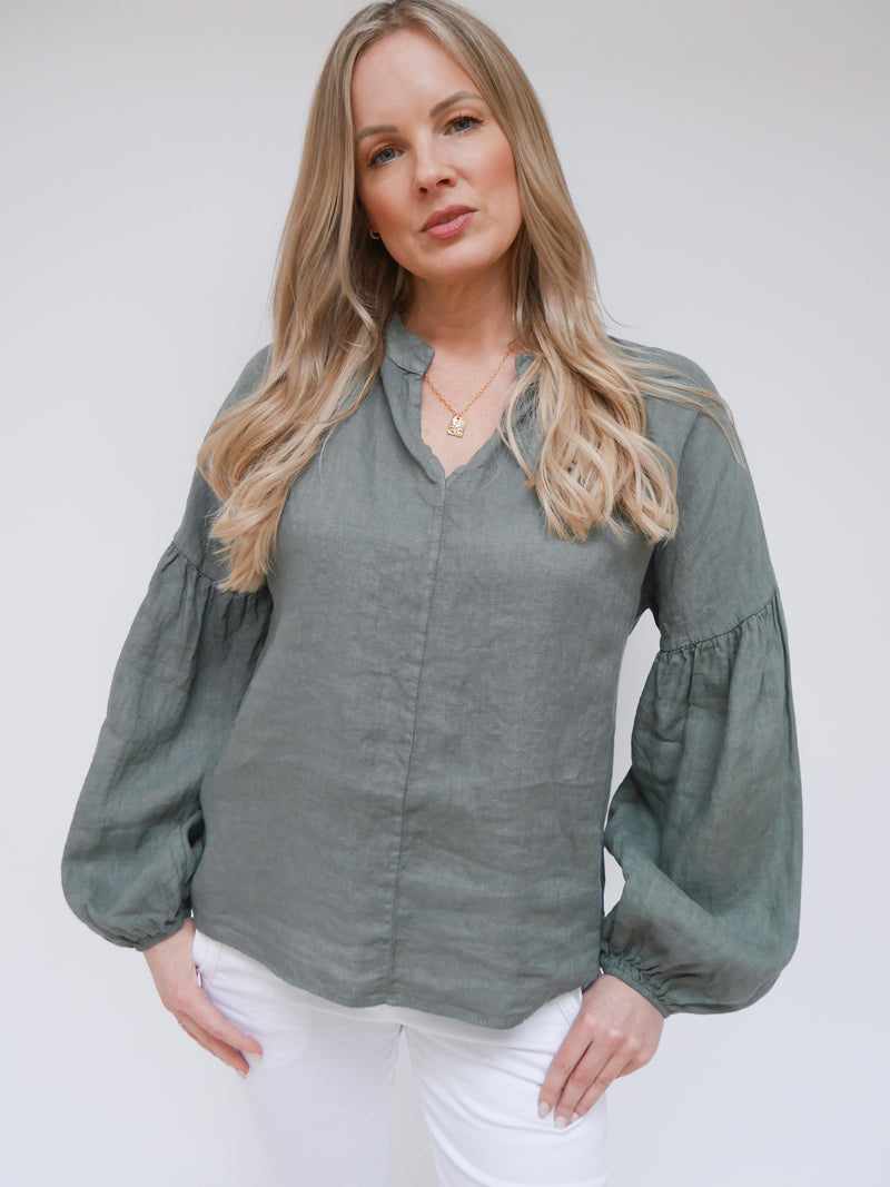 Ella Blouse Khaki