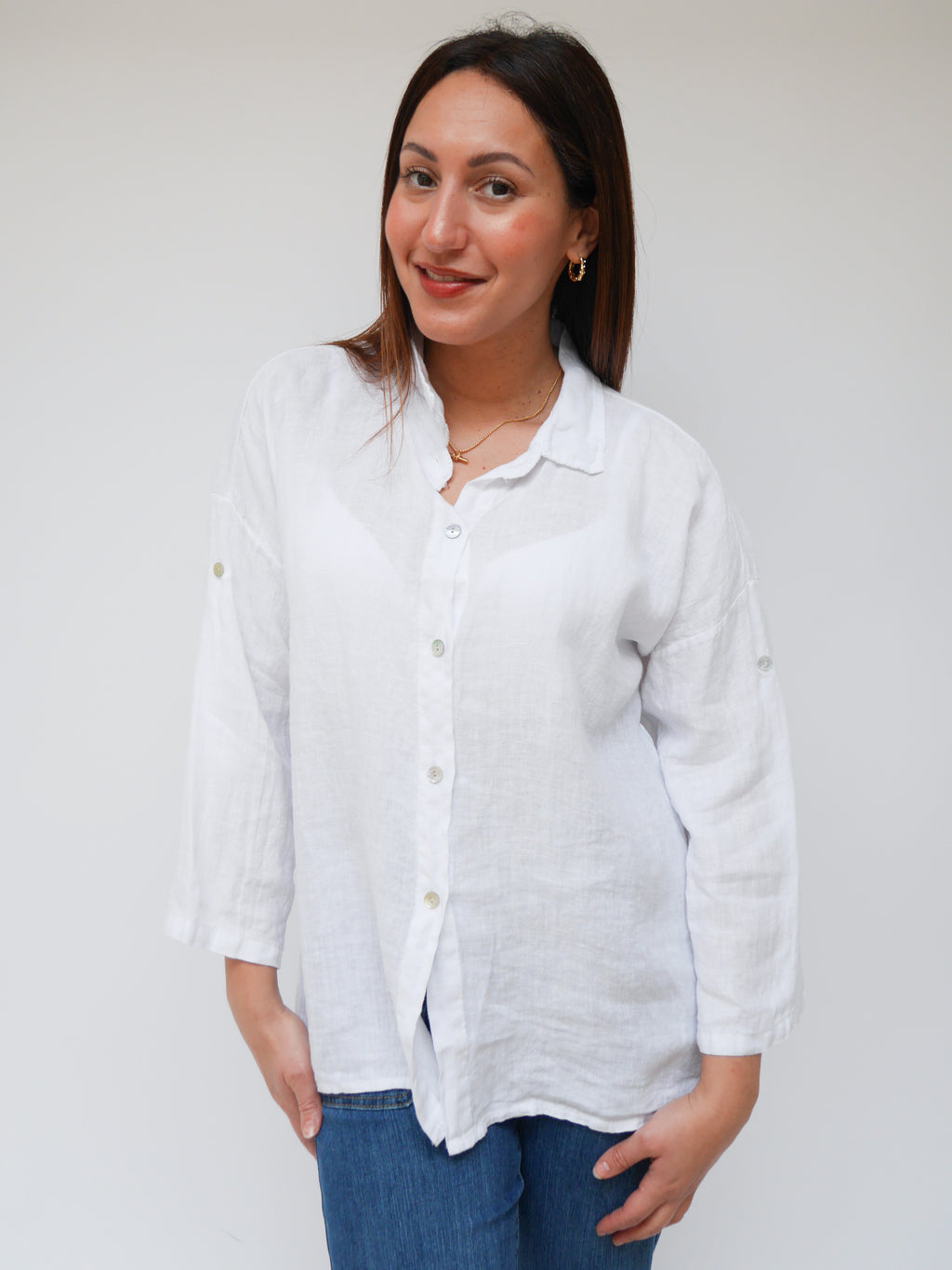 Ava Blouse White