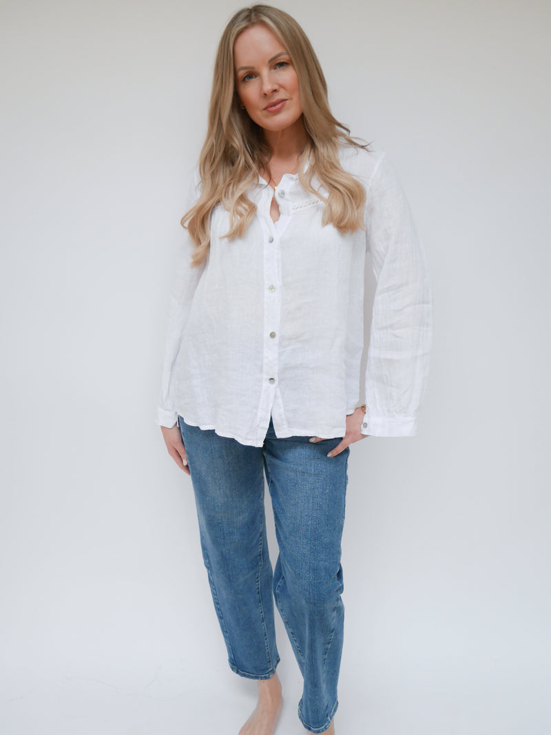 Carmen Blouse White