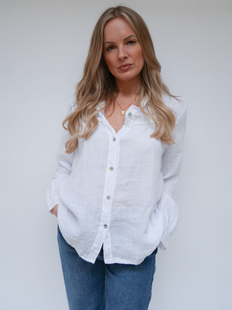 Carmen Blouse White