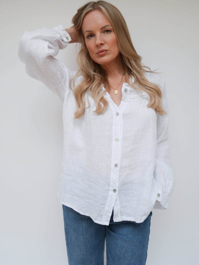 Carmen Blouse White