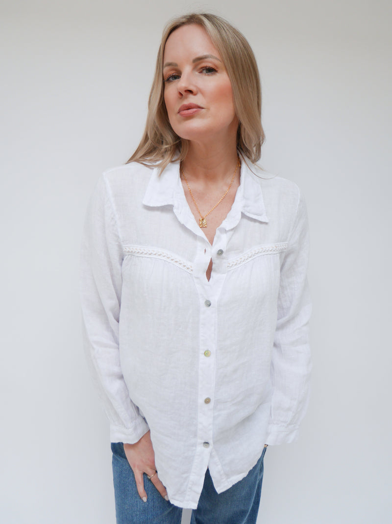 Carmen Blouse White