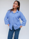 Ava Blouse French Blue