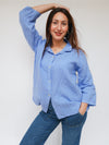 Ava Blouse French Blue