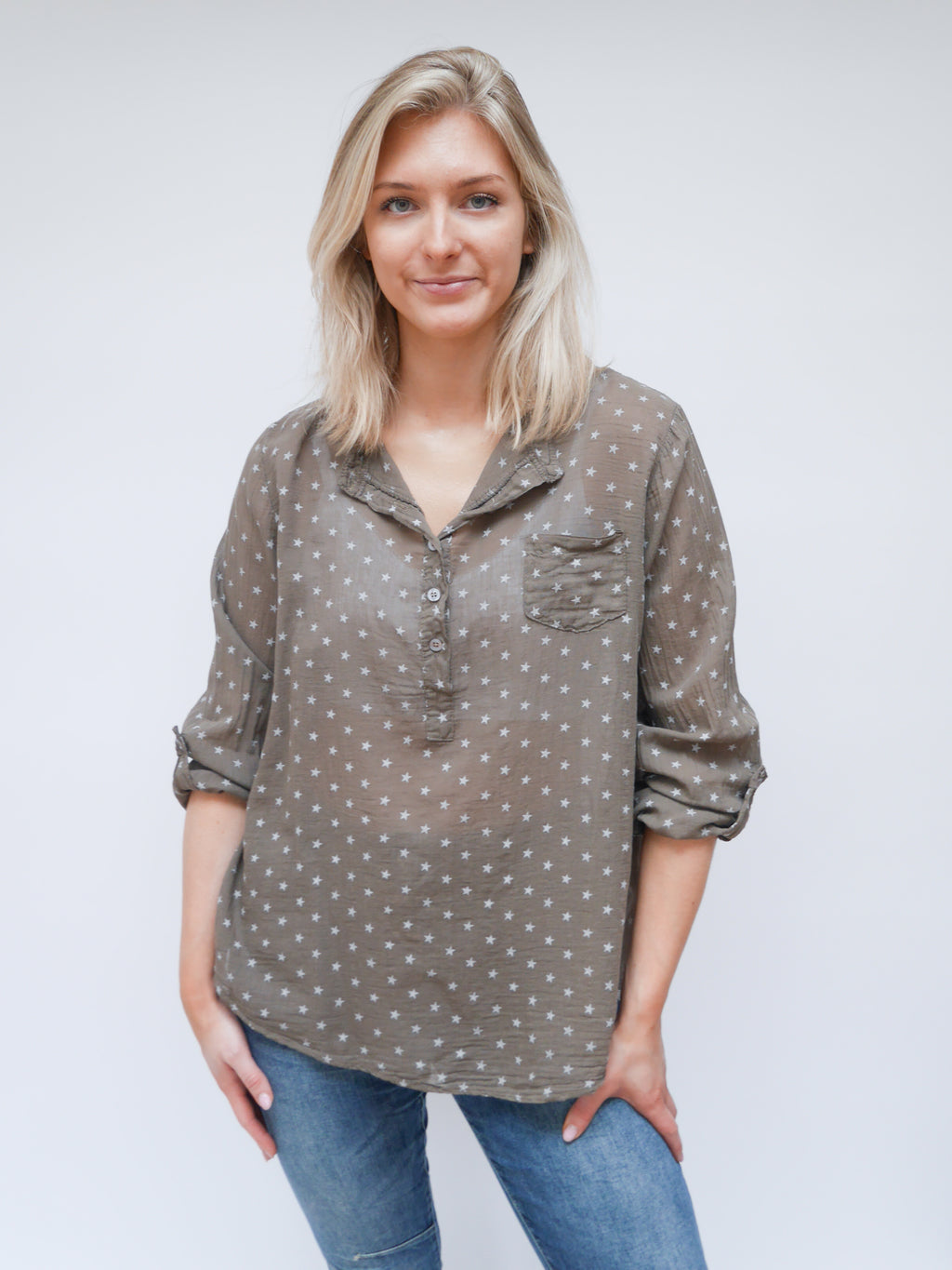 Adrienne Blouse Chocolate