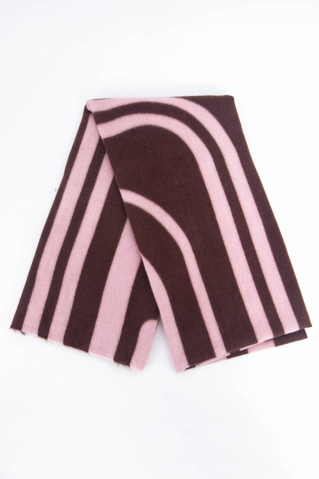 Pink Geometric Blanket Scarf