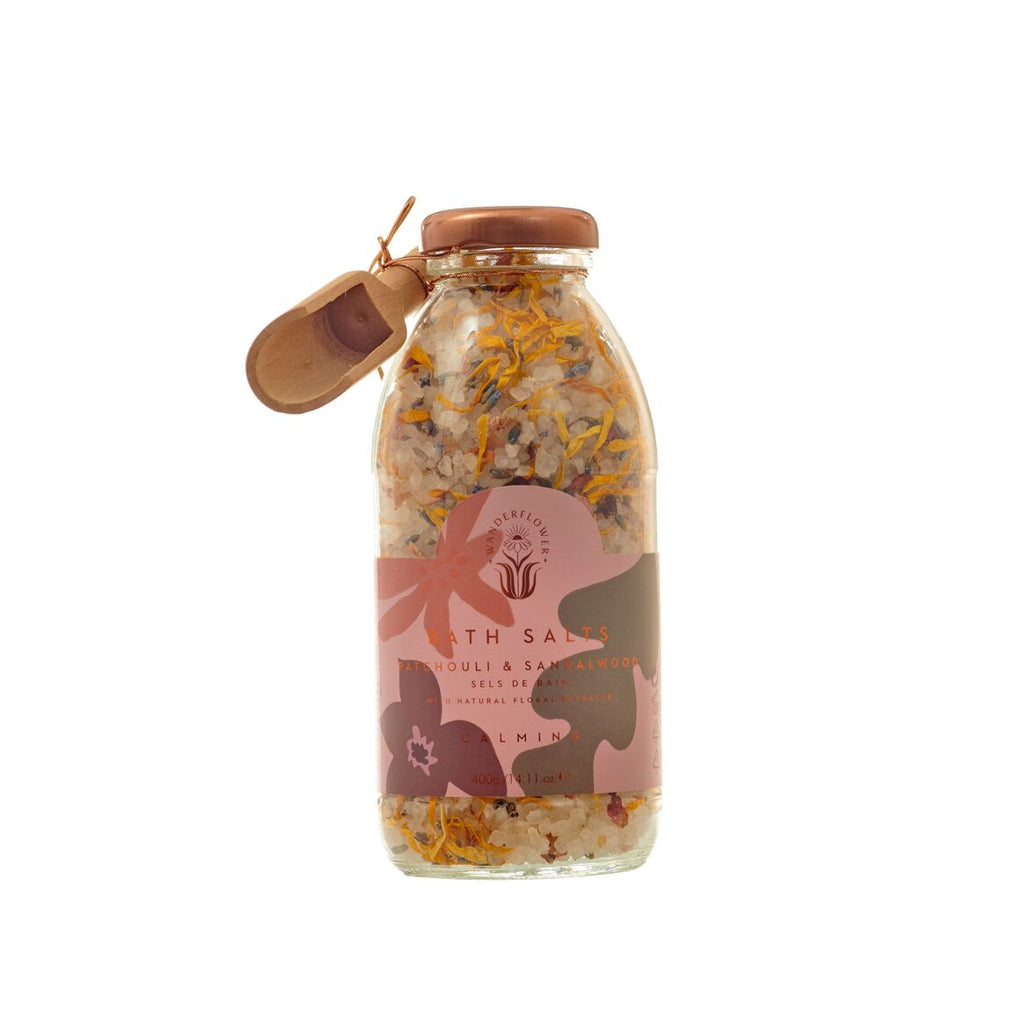 Wanderflower Patchouli & Sandalwood Bath Salts