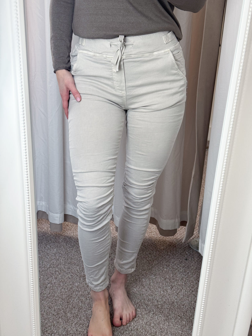 Melly & Co Stone Drawstring Jeans/Joggers