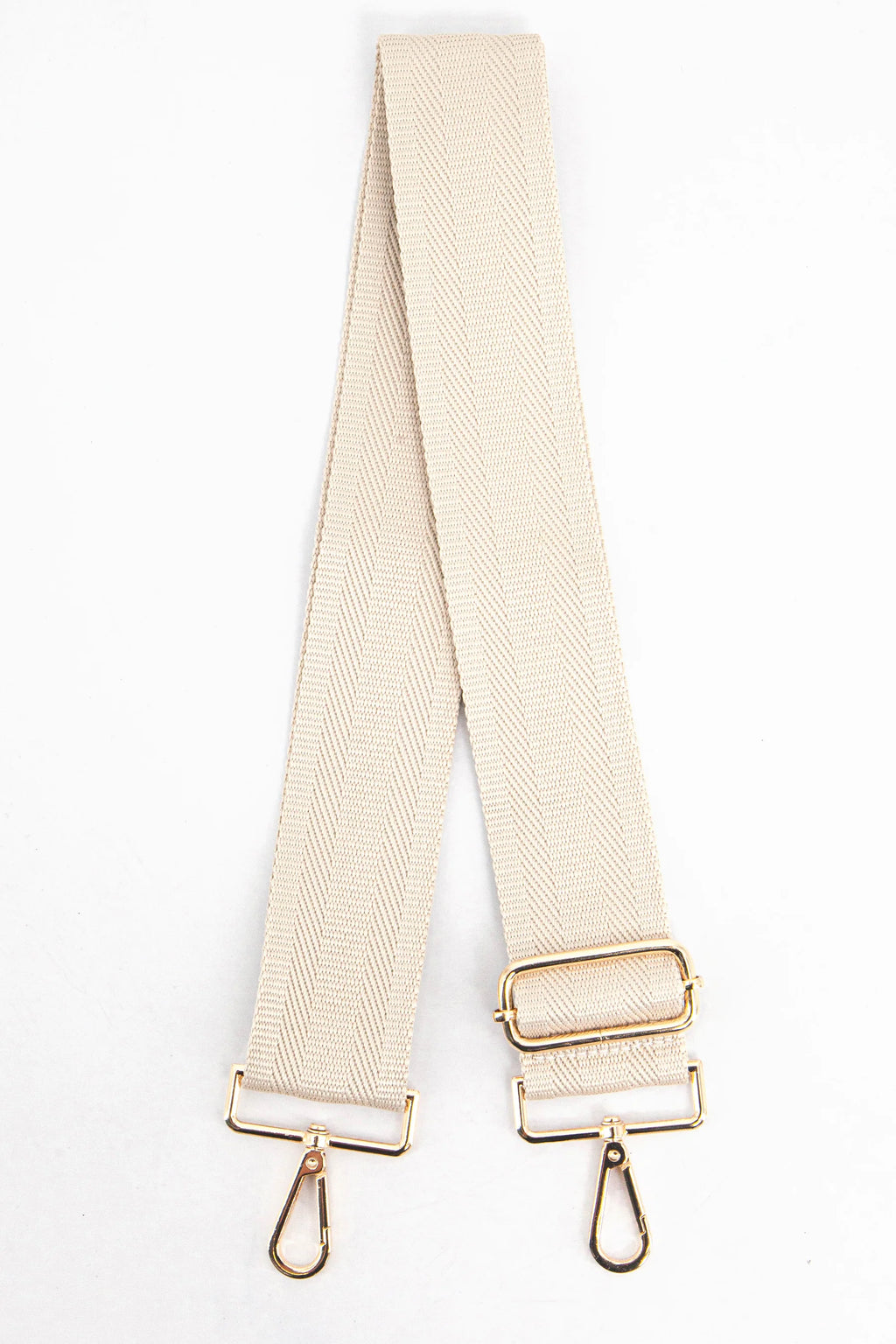 Cream Woven Bag Strap