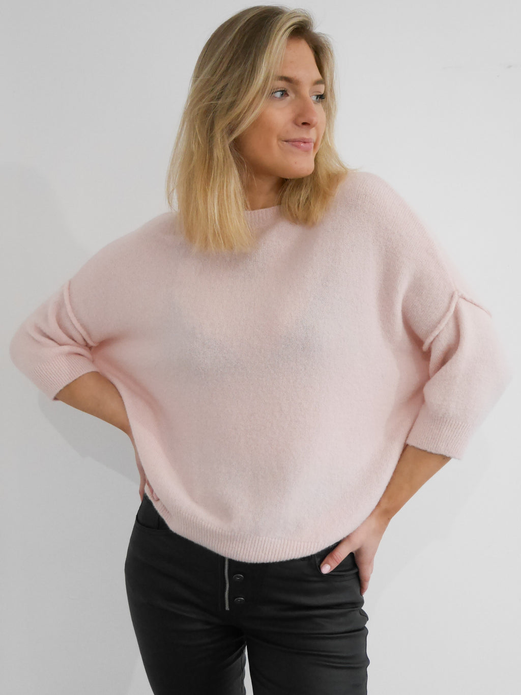 Abi Knit Soft Pink