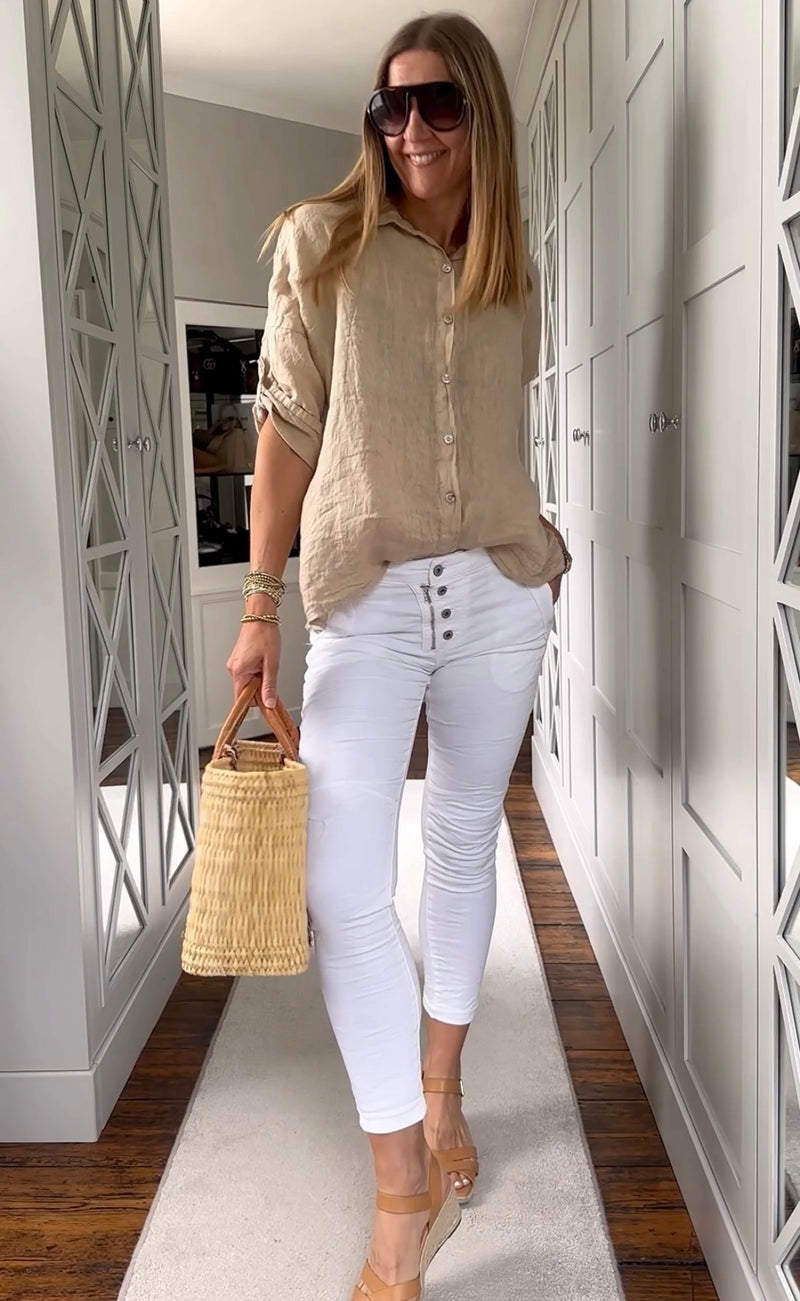 Connie Blouse Camel