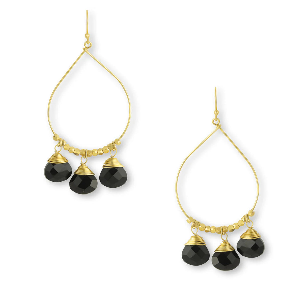 Ashiana Bella Earring Black Onyx