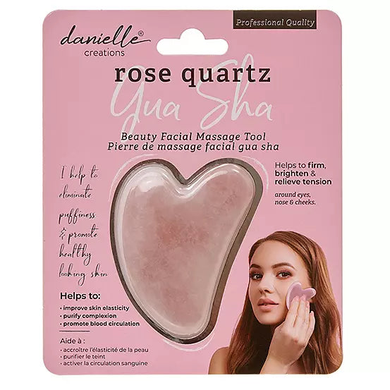 Rose Quartz Gua Sha Massage Tool