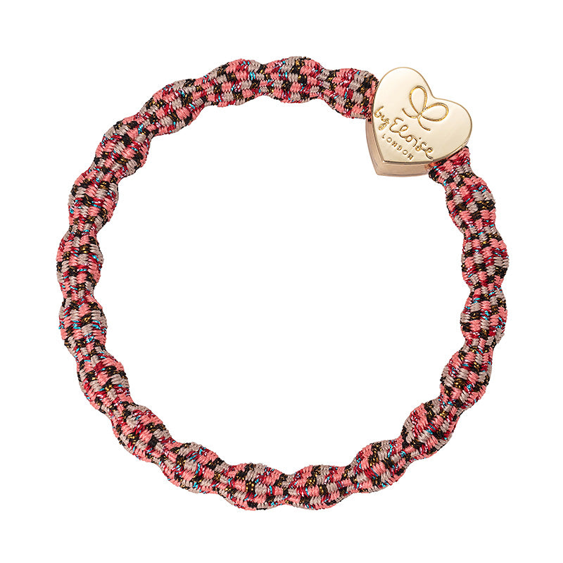 Gold Heart Berries Charm Hair Band